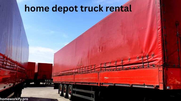 home depot truck rental